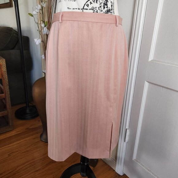 Escada Pastel Pink Margaretha Ley Pencil Skirt NWOT Sz 10